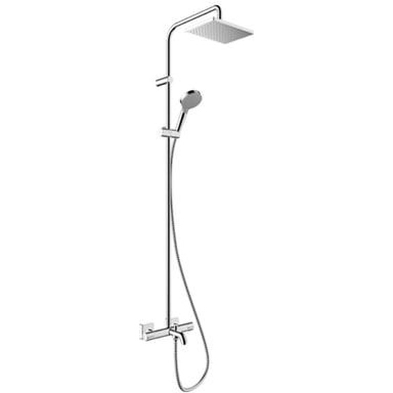 Colonne bain douche thermostatique Vernis Shape 230 chromé