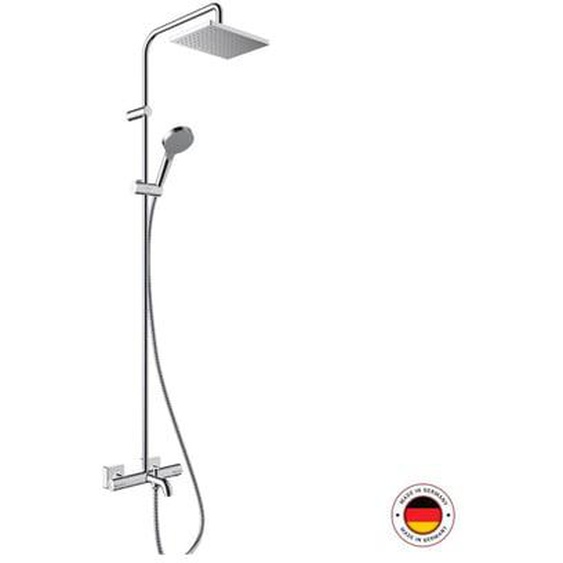 Colonne bain douche thermostatique Vernis Shape 230 EcoSmart chromé