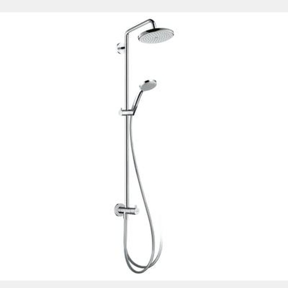 Colonne de douche ou bain douche sans robinetterie Croma 220 chromé