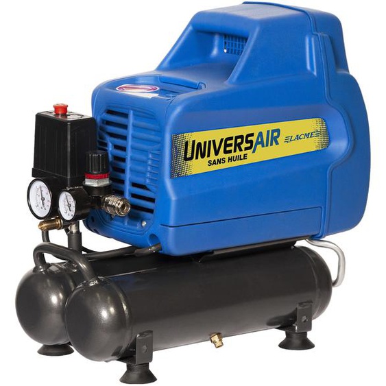 Compresseur UNIVERSAIR 4 sans huile 1,5CV 12,1m3/h - LACME - 101100