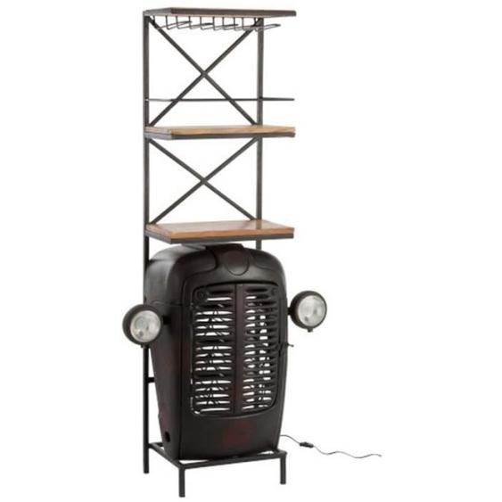 Comptoir De Bar En Métal tracteur 181cm Noir - Paris Prix