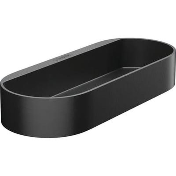 Corbeille de rangement profondeur 39 mm noir mat