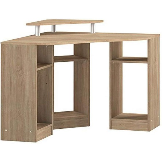 Corner Bureau Dangle Chêne Naturel 94x94x83,4 Cm