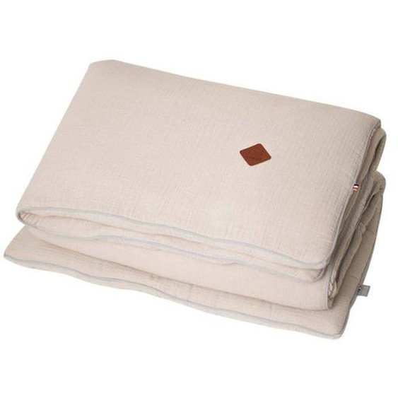 Couette En Gaze De Coton - Jeanne Beige - 140 X 100 Cm / Oreiller : 60 X 40 Cm Beige