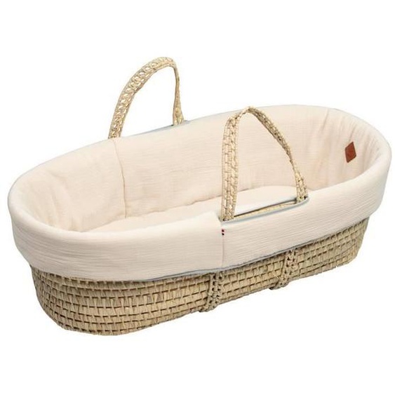 Couffin Bébé Avec Matelas Habillage Et Drap Housse Beige Taille Unique Beige