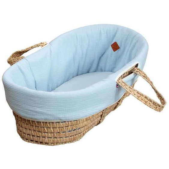 Couffin Bébé Avec Matelas Habillage Et Drap Housse Bleu Taille Unique Bleu