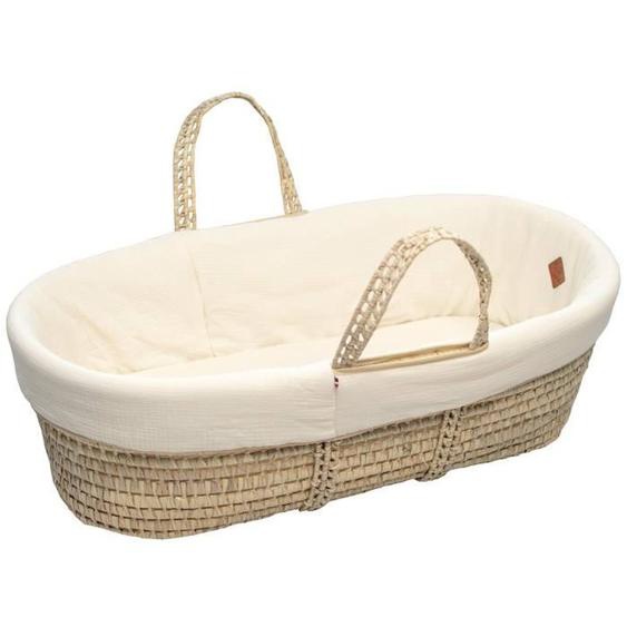 Couffin Bébé Avec Matelas Habillage Et Drap Housse Écru Taille Unique Beige