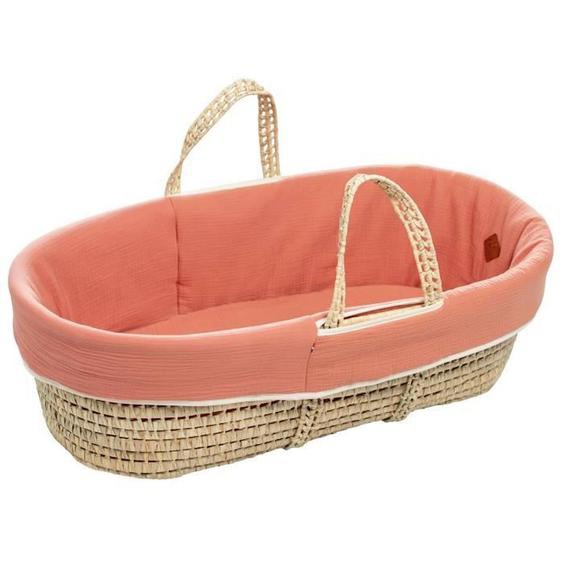 Couffin Bébé Avec Matelas Habillage Et Drap Housse Terracotta Taille Unique Orange