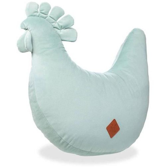 Coussin Dallaitement En Velvet - Poule - Vert Vert