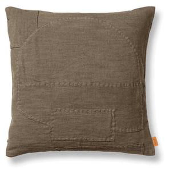 Coussin Darn - dark/taupe