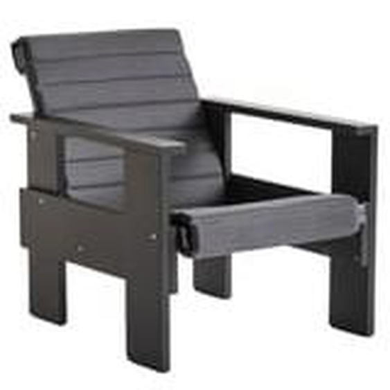 Coussin dassise piquée Crate pour Lounge Chair - anthracite