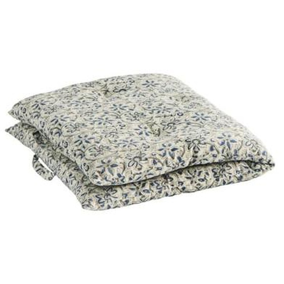 Coussin de sol fleuri coton Madam Stoltz