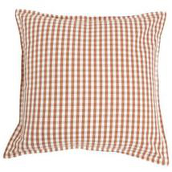 Coussin en coton imprimé, Havana Vichy