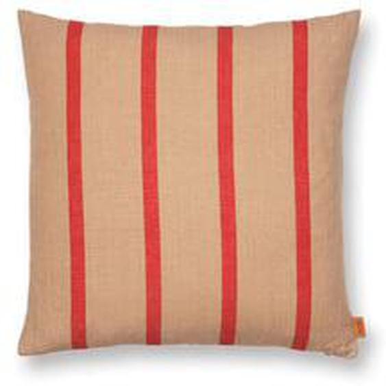 Coussin Grand - camel/red