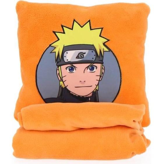 Coussin Plaid Naruto - Sahinler - Ado 140x100 Cm - Orange - 100% Polyester Orange