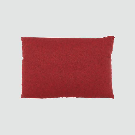 Coussin Rouge Cerise - 40x60 cm - Housse en Laine. Coussin de canapé moelleux