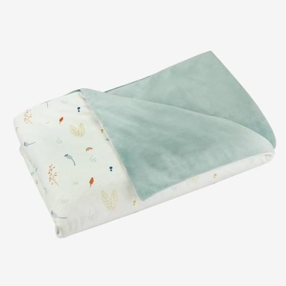 Couverture Bébé En Velours Rebourré - Marque - Vert Deau - 75 X 100 Cm - Uni Vert