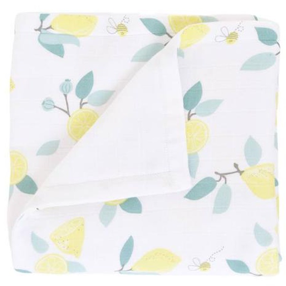 Couverture Gaze De Coton Bio* Limonade Jaune