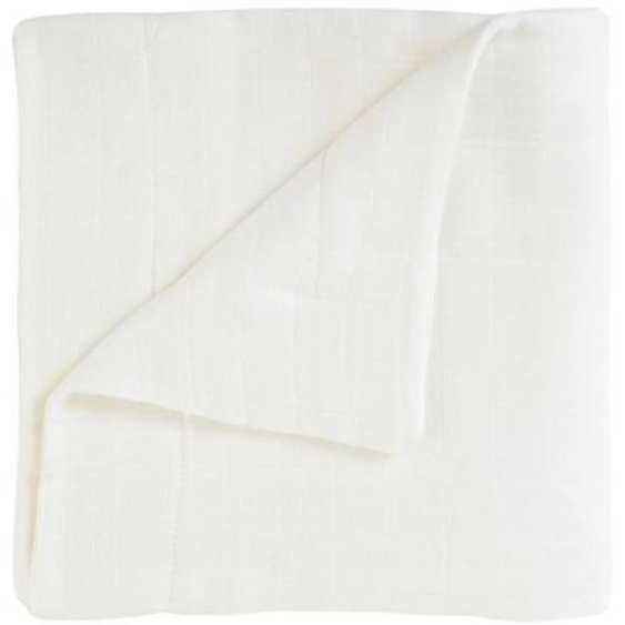 Couverture Gaze De Coton Bio* Unie Écrue Beige