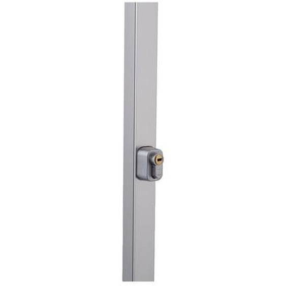 Crémone en applique 344 à cylindre européen 2300 Argent - ASSA ABLOY - 070044