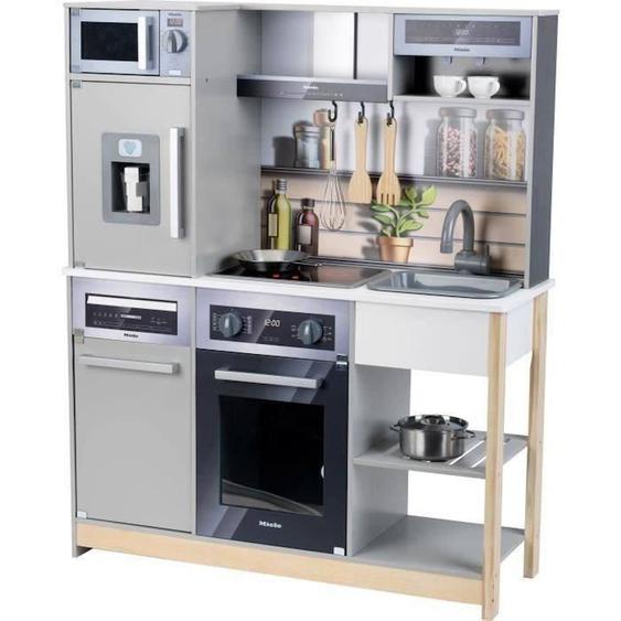 Cuisine En Bois Miele family Avec Accessoires, Grand Modèle - Klein - 7194 Gris