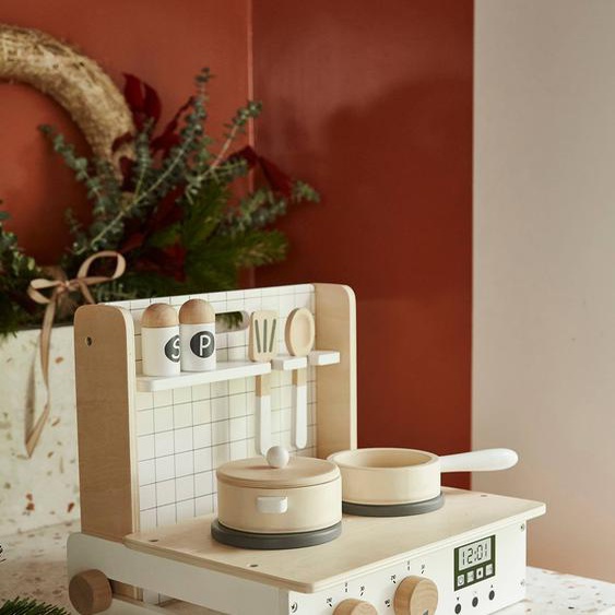 Cuisinette à poser en bois FSC® multicolore