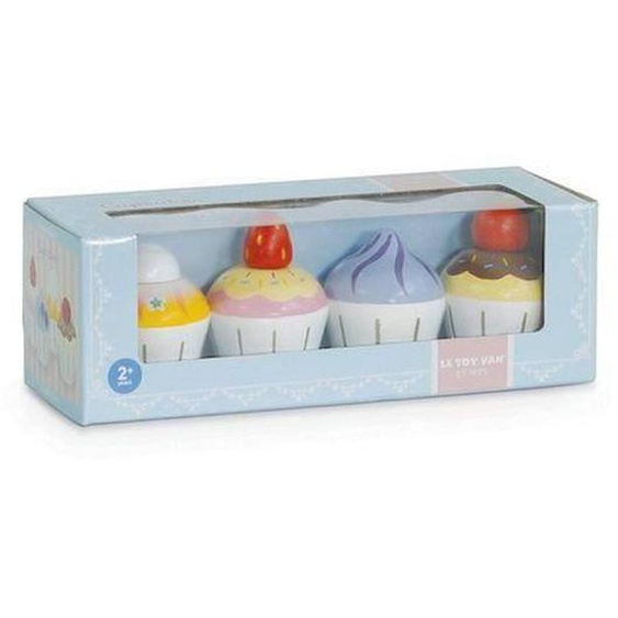 Cupcakes Le Toy Van - Cuisine Pour Enfants - Multicolore - Bois - 24 Mois - 2 Ans - Enfant Bleu