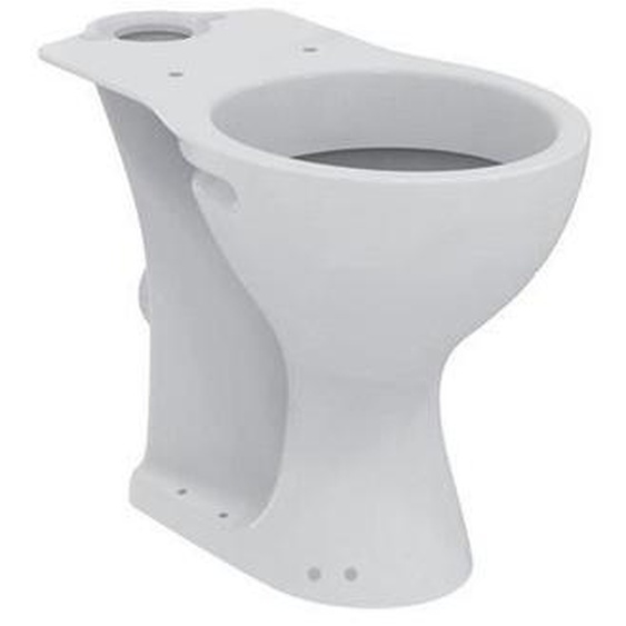 Cuvette WC surélevée - Ideal Standard - Blanc - Sortie horizontale - 36x36x40 cm