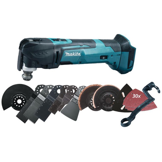 Découpeur-ponceur multifonctions 18V (sans batterie ni chargeur) + coffret MAKPAC - MAKITA - DTM51ZJX3