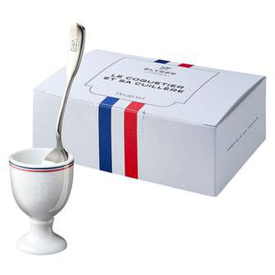 Coffret Coquetier Et Sa Cuillère République Française - Degrenne Elysee