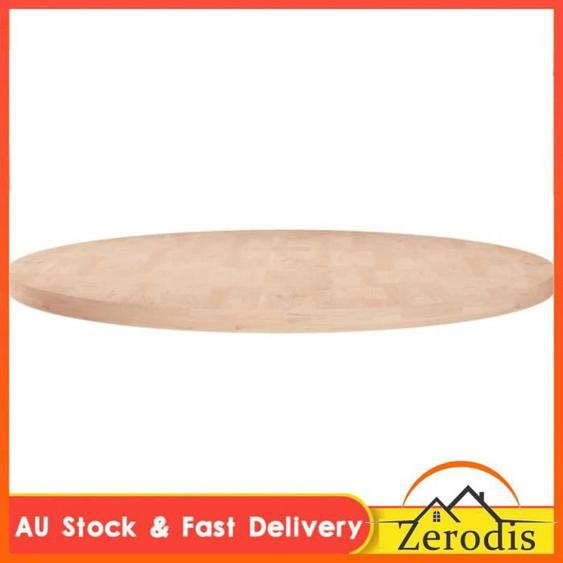 Dessus de table rond Ø70x2,5 cm Bois de chêne massif non traité -BK342904 (PLA)