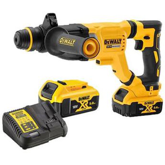 DEWALT Perforateur burineur SDS-plus XR 18V 5Ah Li-Ion Brushless 3J - 1 batterie - coffret TSTAK