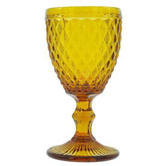 Diamond Ambre - 6 verres à pieds 20 cl