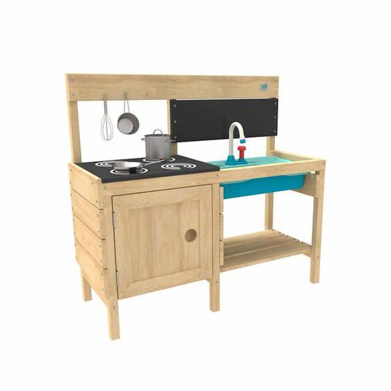 Dinette - Cuisine Tp Toys - Tp670 - Tp- Cuisine Exterieur Happy Chef Avec Splash - Play Fsc, , Bois, 94 X 36 X 84 Centimetres Marron