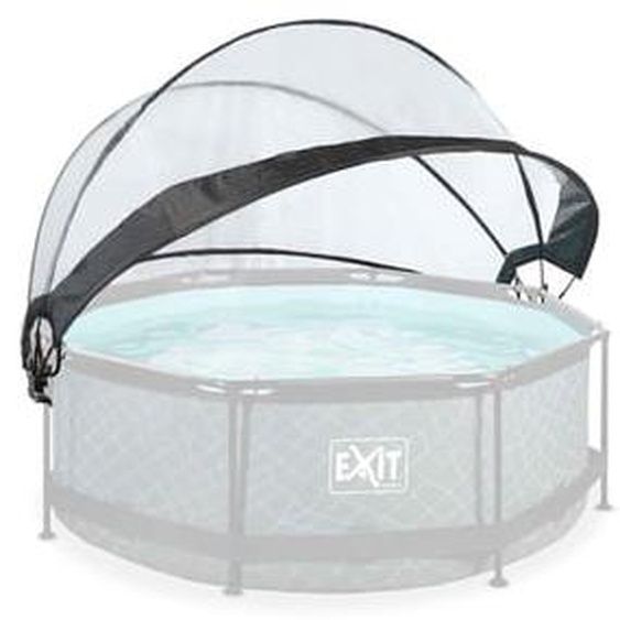 Dôme pour piscine rond transparent 244 cm