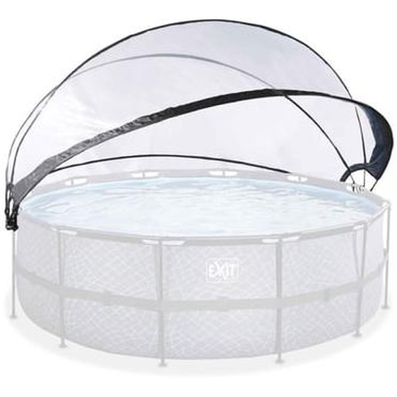 Dôme pour piscine rond transparent 427 cm