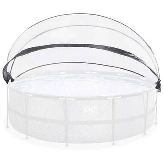 Dôme pour piscine rond transparent 450 cm