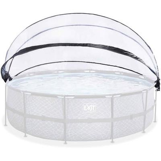 Dôme pour piscine rond transparent 488 cm