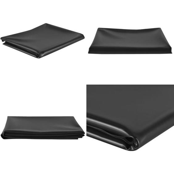 Vidaxl - Doublure détang Noir 6x3 m pvc 1 mm - doublure détang - doublures détang - Home & Living