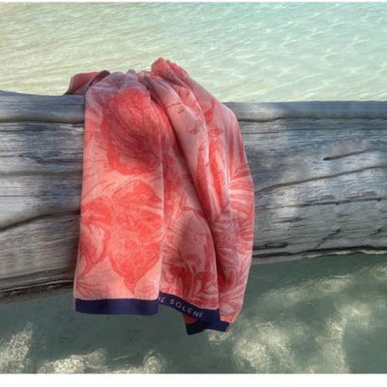 DRAP DE PLAGE Balata Corail