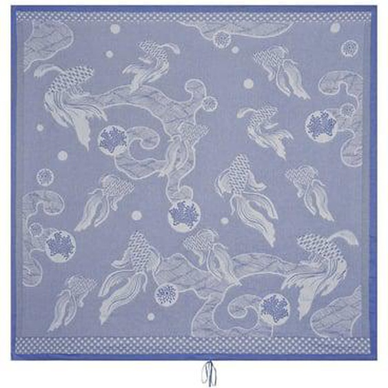 Drap de plage nid d´abeilles Océanique 100% coton