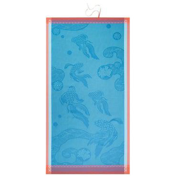 Drap de plage nid d´abeilles Océanique 100% coton