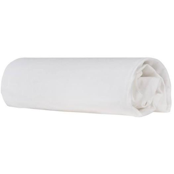 Drap Housse Bébé Roba - 60x120 À 70x140 Cm - 100% Coton-jersey - Blanc Blanc