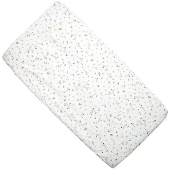 Drap Housse Berceau En Coton Sidonia - Multicolore - 40 X 80 Cm - Sevira Kids Blanc