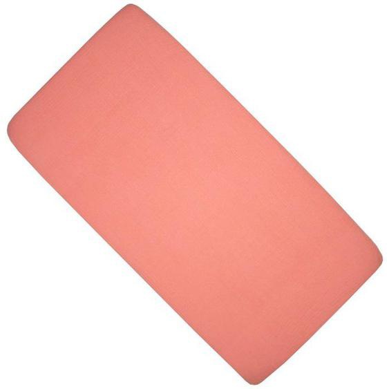 Drap Housse Berceau En Gaze De Coton Jeanne - Terracotta - 40 X 80 Cm - Sevira Kids Orange