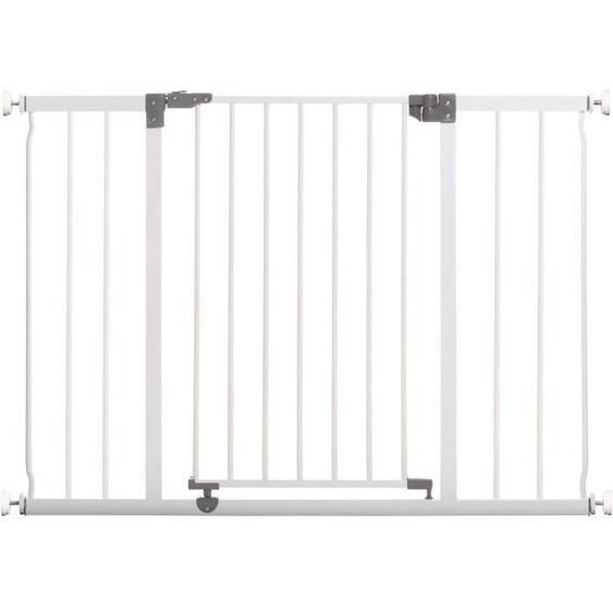 Dreambaby Barrière De Sécurité Extra Large Liberty - Par Pression - L 99/105,5 X H 75 Cm - Blanche Blanc