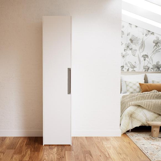 Dressing - Blanc, design, armoire penderie pour chambre ou entrée, à portes battantes - 54 x 232 x 62 cm, modulable