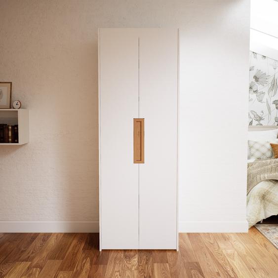 Dressing - Blanc, design, armoire penderie pour chambre ou entrée, à portes battantes - 84 x 232 x 62 cm, modulable