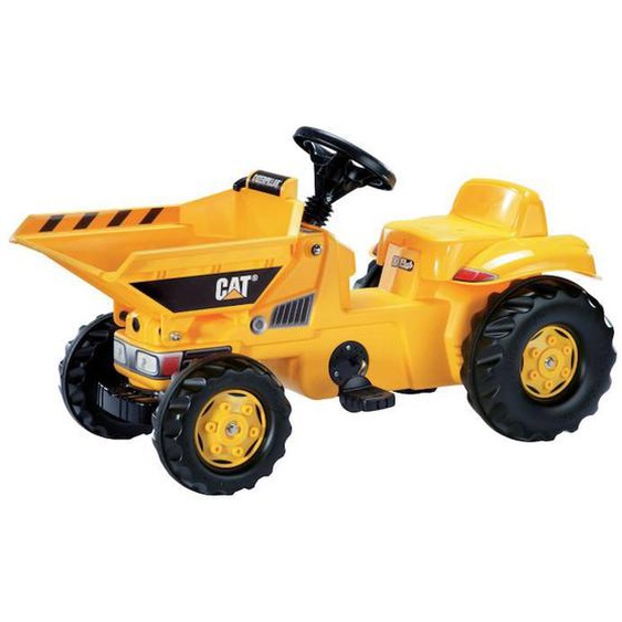 Dumper Trac À Pédales - Rolly Toys - Caterpillar - Jaune - Pour Enfant De 3 Ans Et Plus Jaune