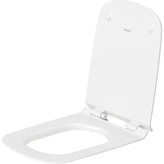 Duravit Abattant Durastyle blanc charniere inox avec softclose réf 60590000